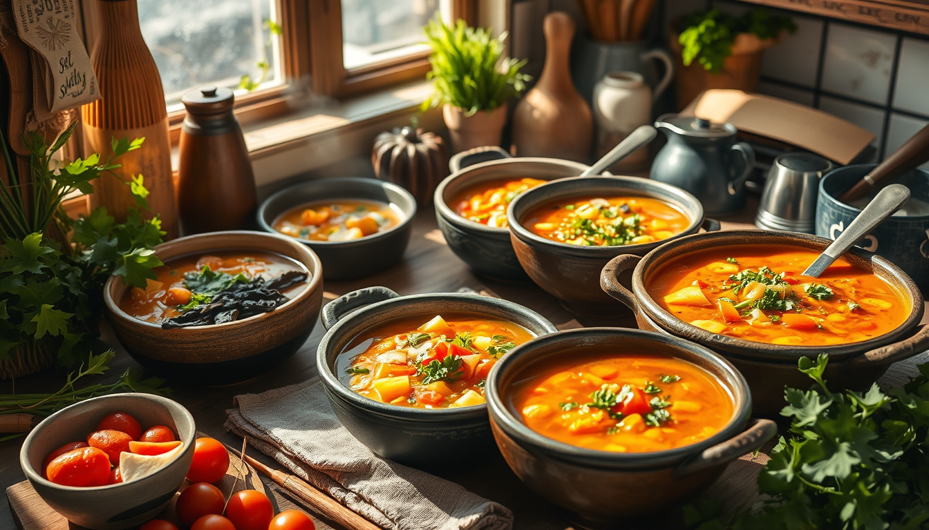 Heartwarming Sea Vegetable Soups and Stews