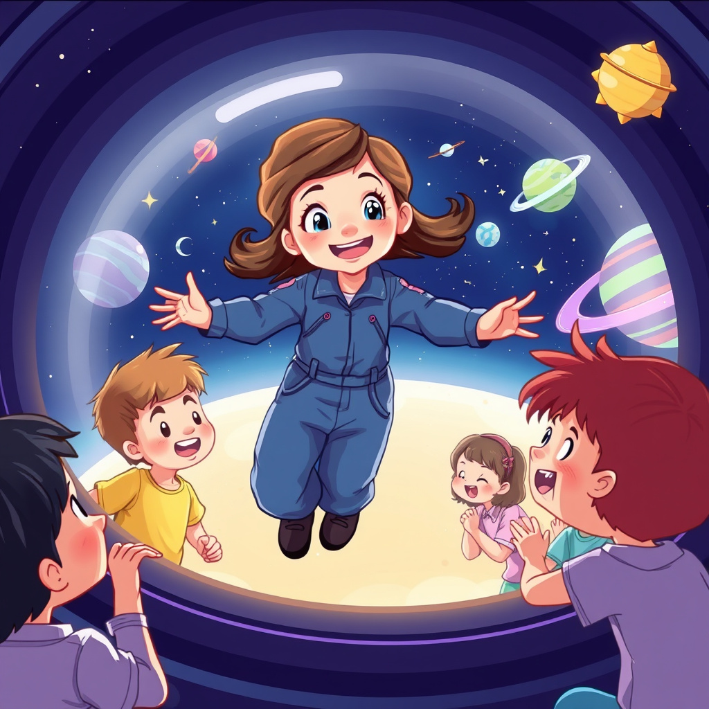 ¡Victoria y la Danza Flotante en el Espacio!