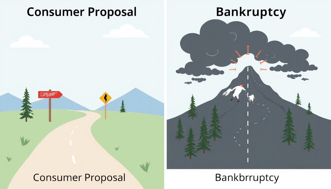 Key Differences Between Consumer Proposals and Bankruptcy