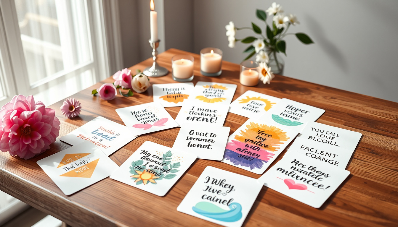 Affirmation Card Deck: Boost Your Positivity Daily