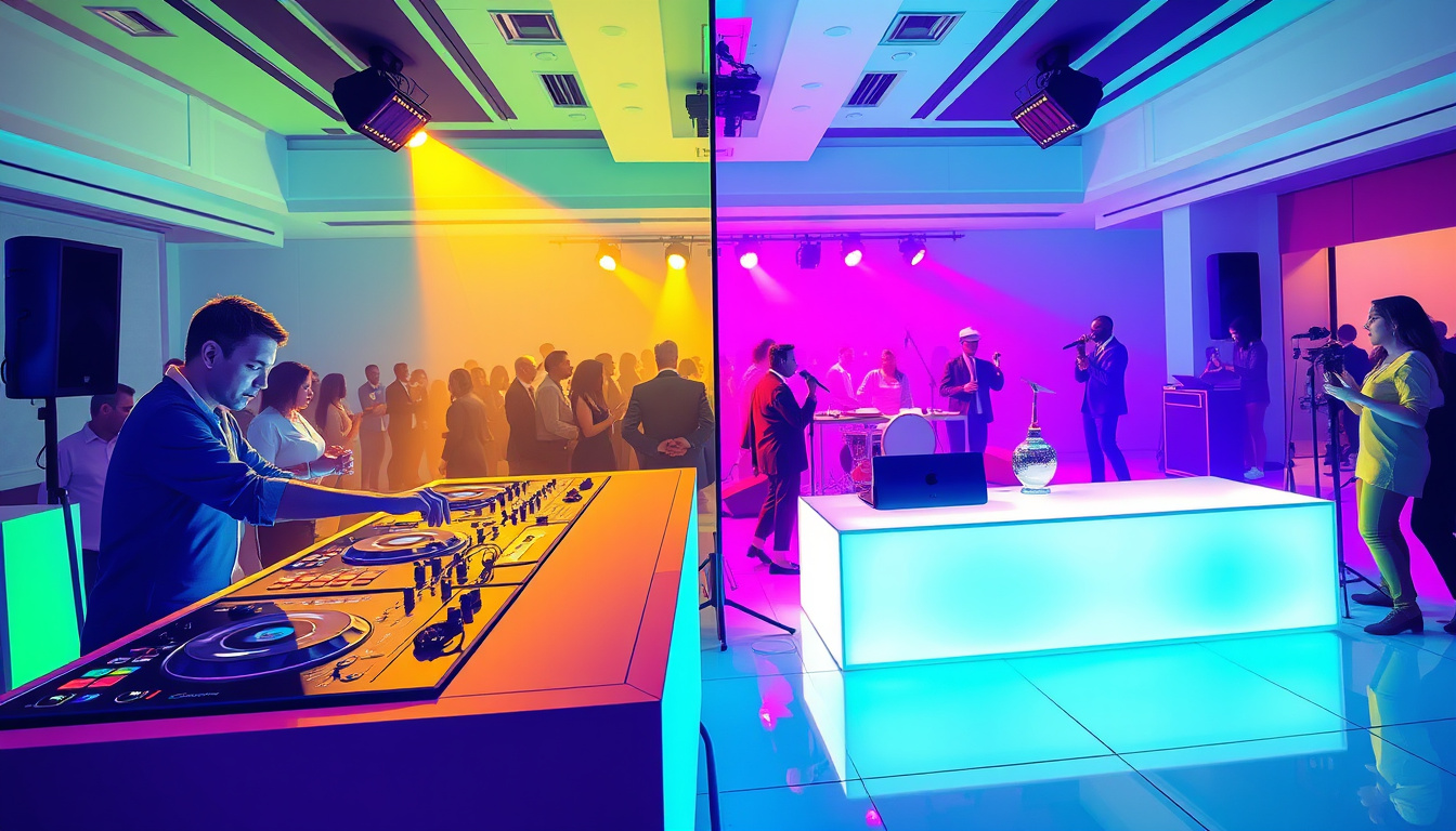 DJ vs. Band for Your Corporate Event: Factors to Consider