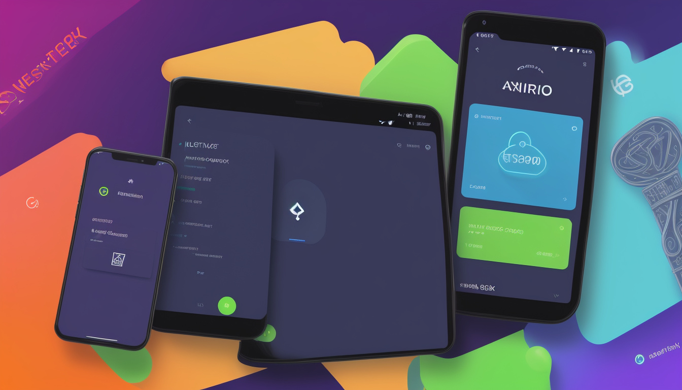  sleek global network of secure crypto transactions and vibrant currency symbols on screen