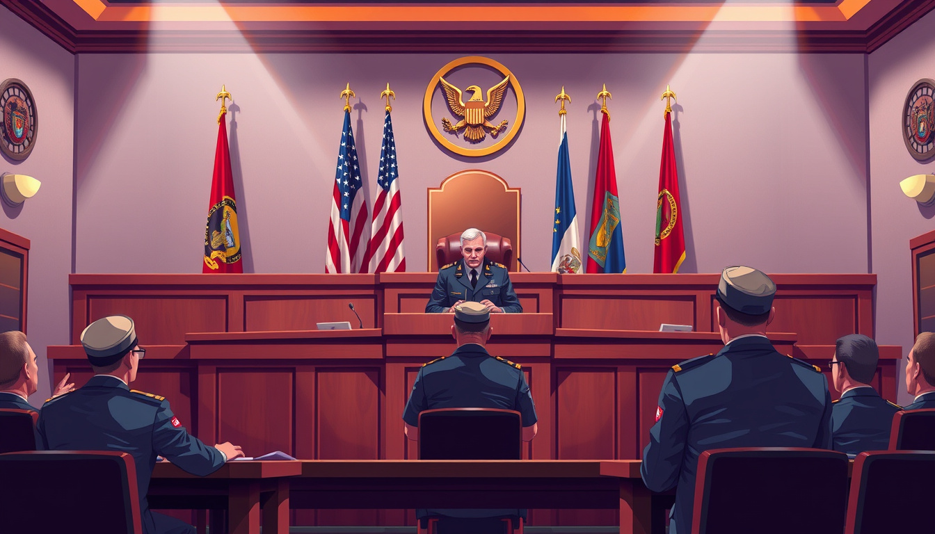 Types of Cases Handled in Court Martial Proceedings