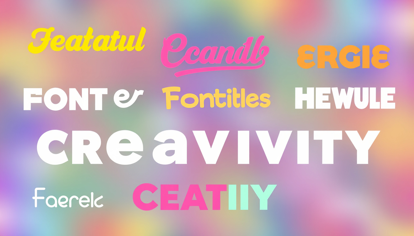 and Fonts to Stand Out Instantly