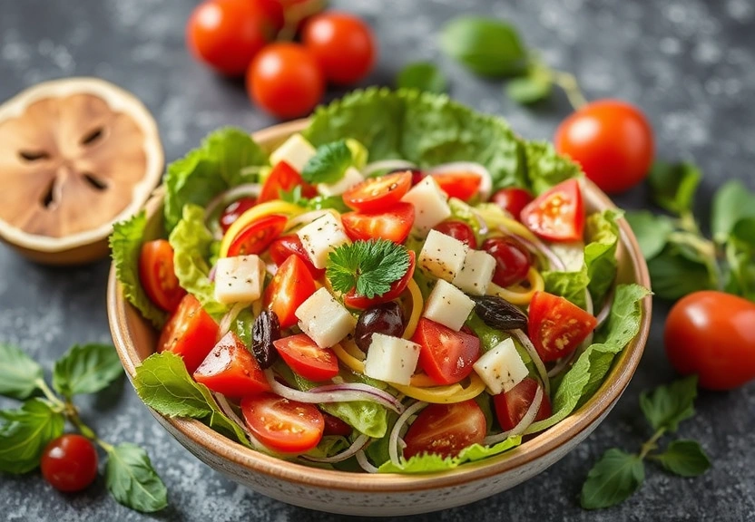Representação visual de Descubra 2 Receitas Irresistíveis de Saladas de Verão que Você Precisa Experimentar!
