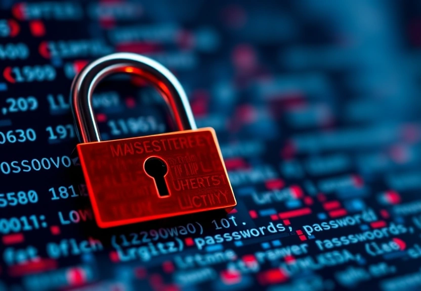 Representação visual de Massive data breach exposes 184 million passwords and logins