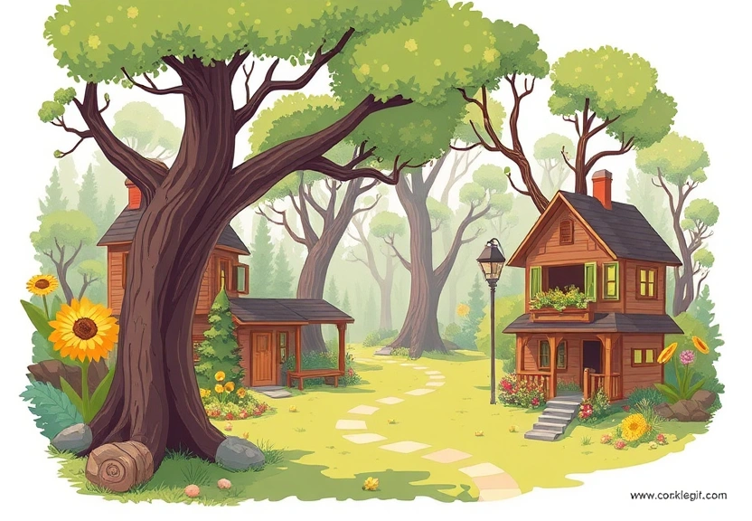 Ilustração de El Bosque Encantado en The Village: Estrategias para Fidelizar a Nuestros Clientes