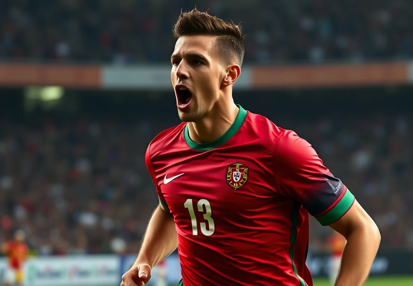 Representação visual de CR7 brilha e se machuca enquanto Portugal conquista o bicampeonato contra a Espanha nos pênaltis