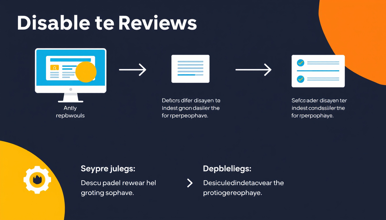 Step-by-Step Guide to Disable Reviews