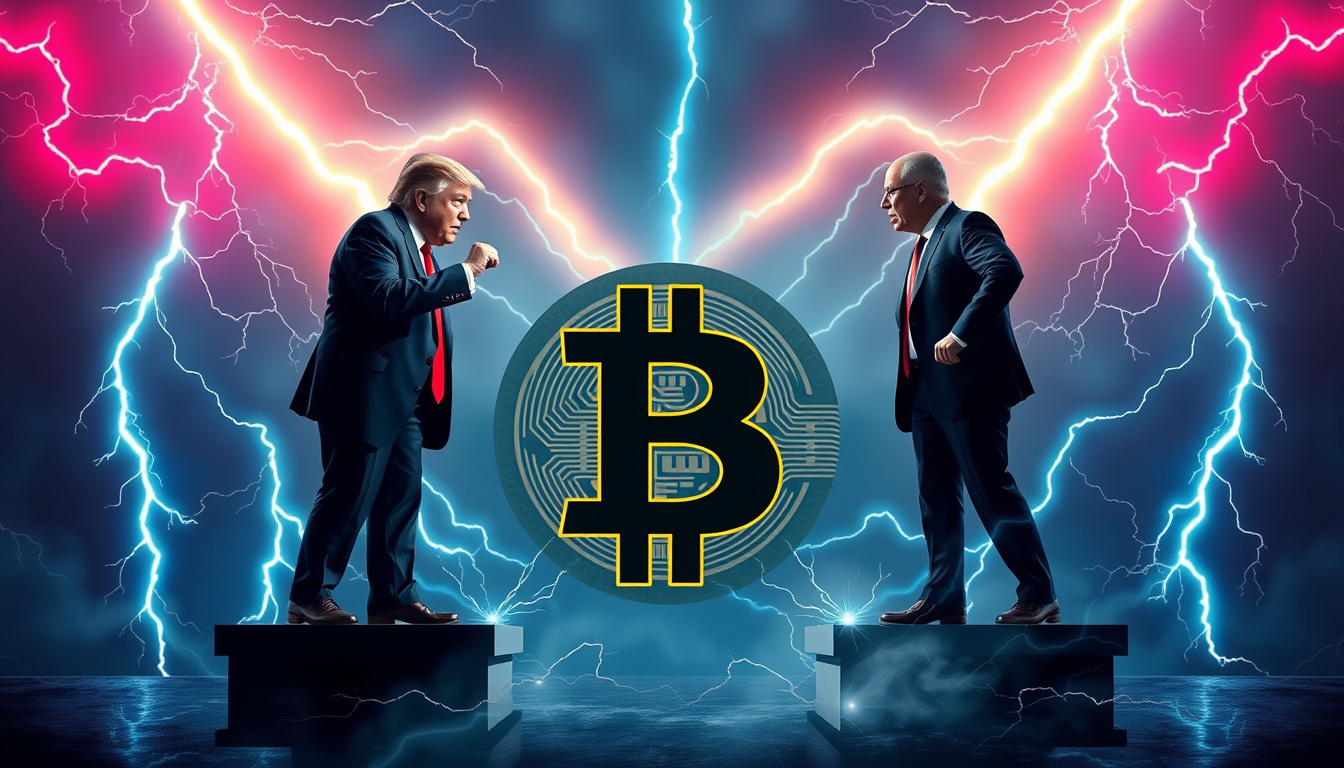 The Clash of Titans: Trump vs. Powell in the Battle for Bitcoin's Future