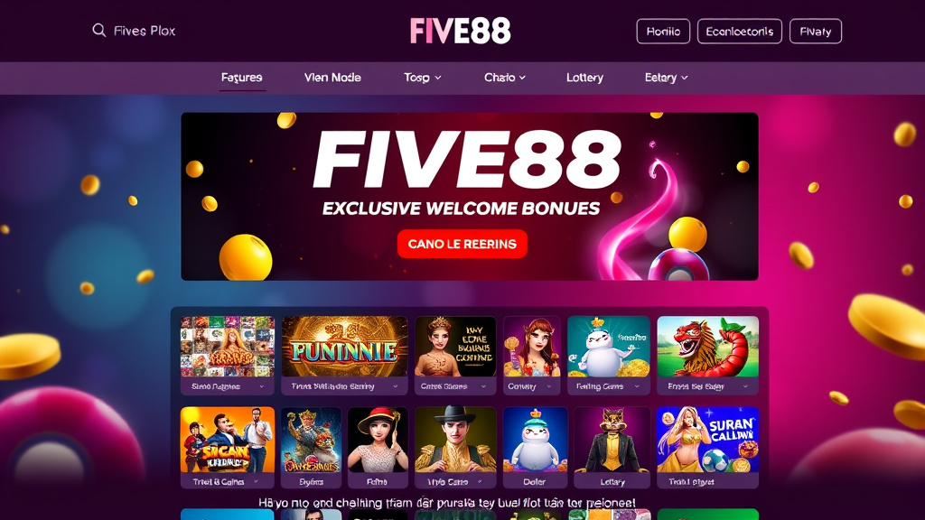 Casino FIVE88 - Điểm Đến Giải Tr&iacute; Trực Tuyến Đầy Hứa Hẹn V&agrave;ng Son Trong Thị Trường Hiện Nay