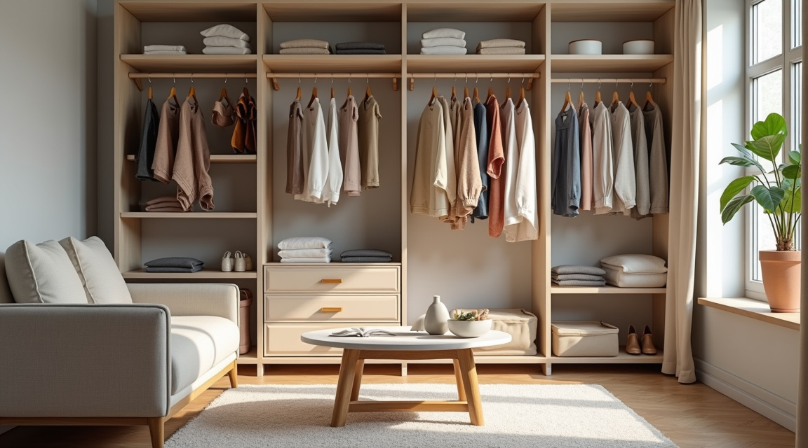 5 truques para organizar seu guarda-roupa e aproveitar cada espaço - principais benefícios de 5 truques para organizar seu guarda-roupa e aproveitar cada espaço ilustrados