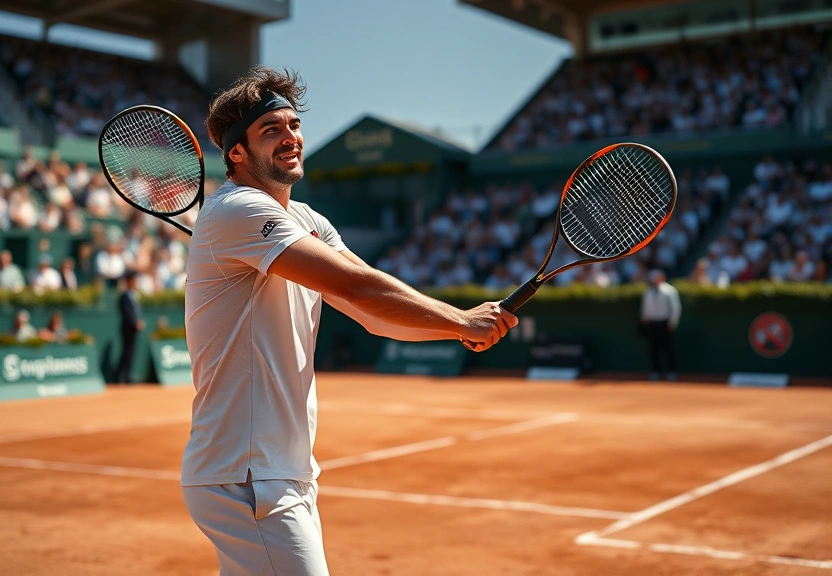 Representação visual de Carlos Alcaraz Conquista Final Épica do Roland-Garros ao Superar Jannik Sinner