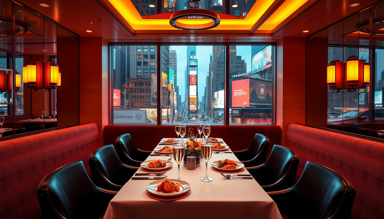 Top Restaurants for Unforgettable Private Parties Near Times Square