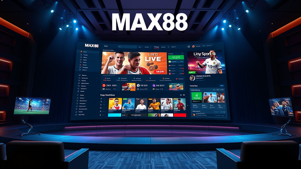 Kh&aacute;m ph&aacute; Thể thao MAX88 - Nền tảng c&aacute; cược thể thao h&agrave;ng đầu mang đến trải nghiệm đỉnh cao