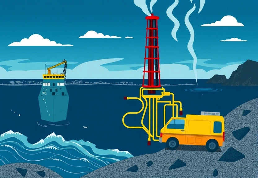 Ilustração de Aquaterra Energy Secures Key Contracts to Enhance North Sea CCS Project with Expert Well Services