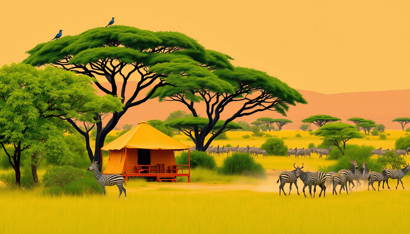 Experience the Wild: A Journey Through the Serengeti Camp Adventure