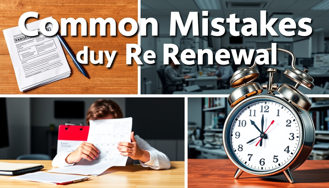 Common Mistakes to Avoid During Renewal