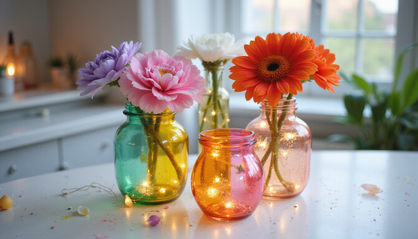DIY Projects with Recycled Glass Vases