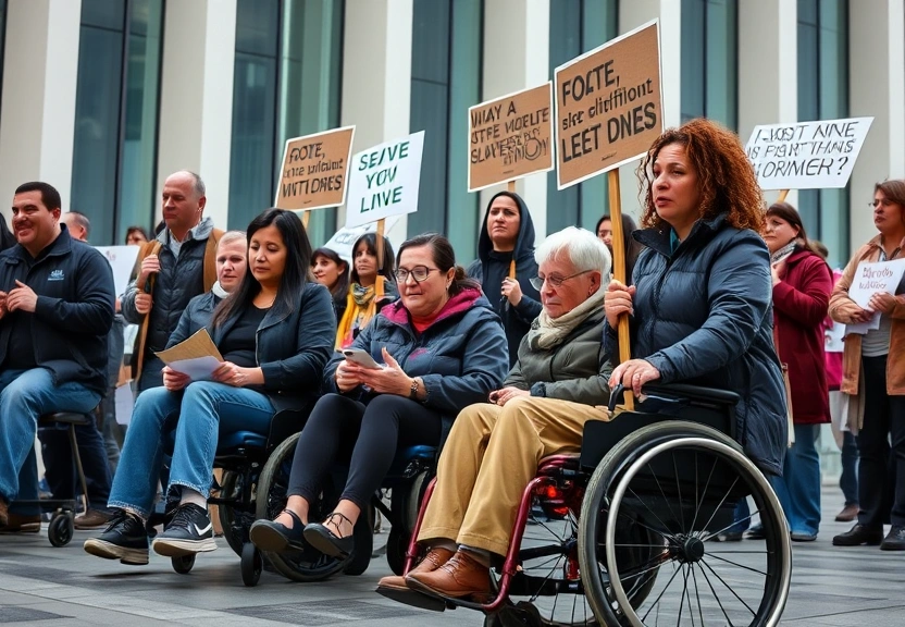 Representação visual de Disabled Activists Slam Government's Weak Welfare Bill: A Fight for Dignity Continues