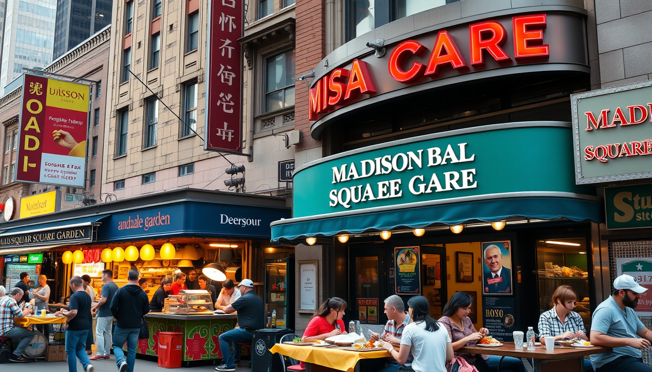Top 10 Must-Try Places to Eat Near Madison Square Garden