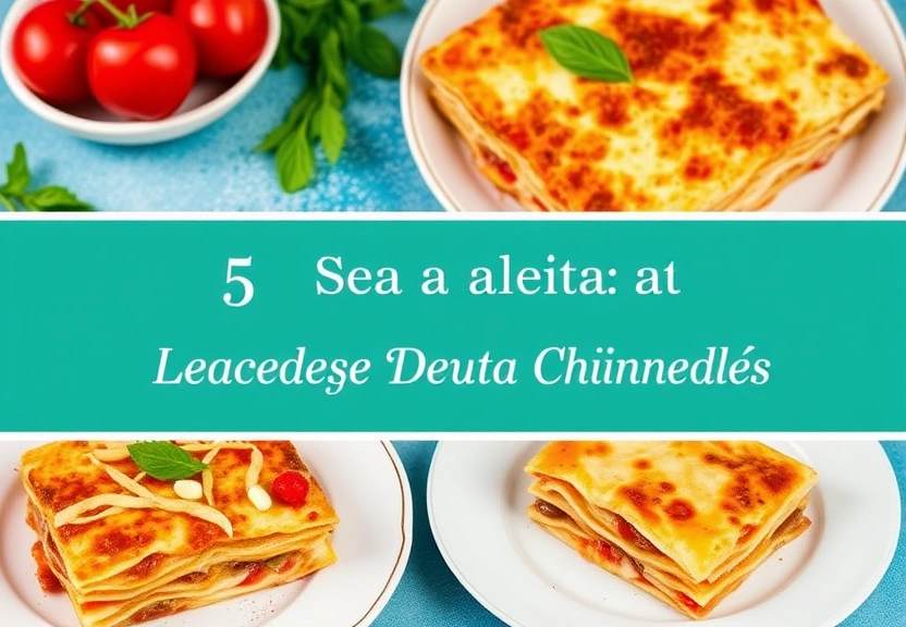 Representação visual de Descubra 5 Receitas de Lasanha Irresistíveis para Celebrar o Dia Mundial!
