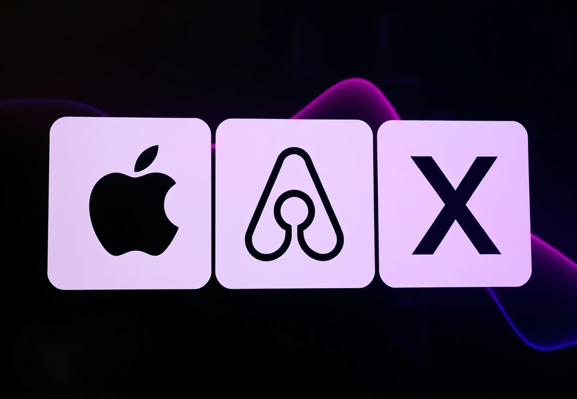 Representação visual de Apple, Airbnb, X among tech giants moving toward stablecoin adoption