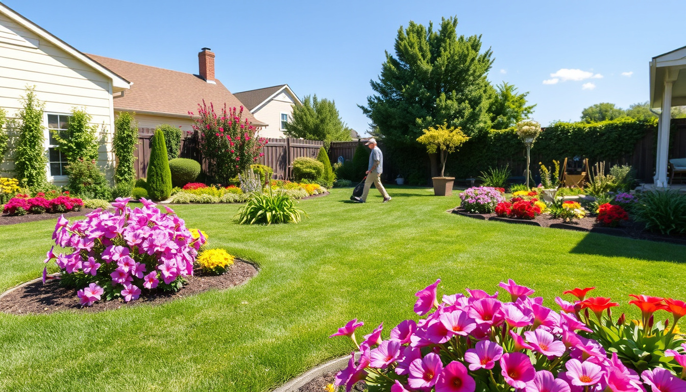 Transform Your Space: Expert <b>Yard Care Services in Noank</b> for a Lush Green Landscape’ style=’display: block; margin: auto; max-width: 100%; height: auto;’></p>
<h2>Key Takeaways</h2>
<ul>
<li>Professional <b>yard care services in Noank</b> can enhance the aesthetic appeal of your landscape.</li>
<li>Investing in expert yard care provides long-term health benefits for your plants and soil.</li>
<li>Key services offered in Noank include <a href=