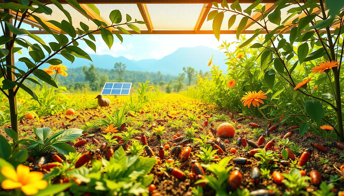 Environmental Impact of Insect Farming