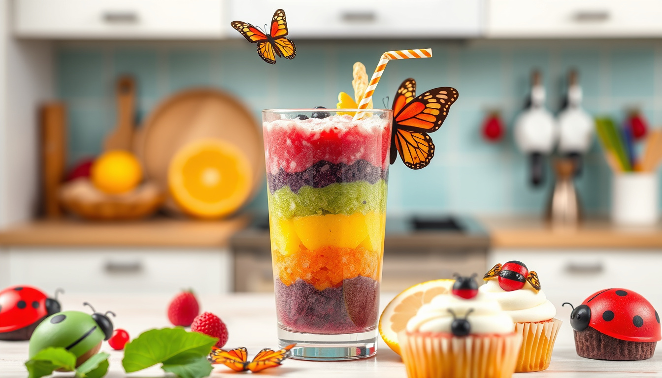 Buzzing Bliss: Honey Butterfly Nectar Smoothie Delight!