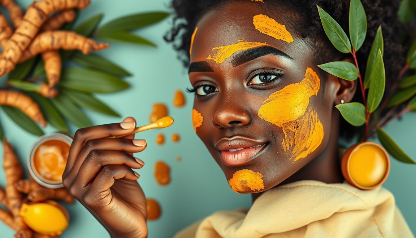 Transform Your Glow: The Ultimate Guide to<b> Turmeric Masks for Melanin-Rich Skin</b>
