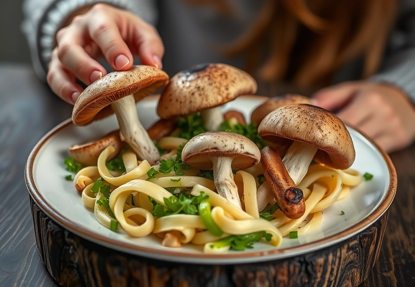 Woman accused of triple murder says foraged mushrooms may have been added to meal 1 Representação visual de Woman accused of triple murder says foraged mushrooms may have been added to meal