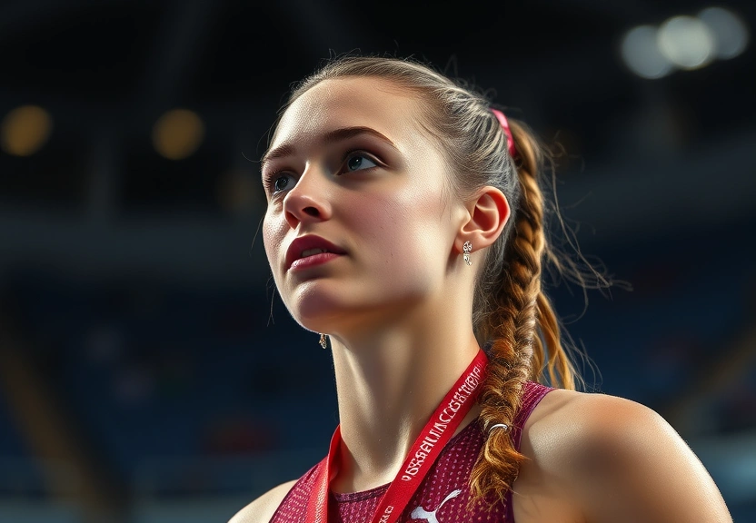 Representação visual: La atleta olímpica Gabby Thomas respondió a un espectador que lanzó “insultos personales” contra su prometido blanco