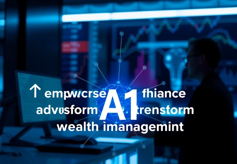 Representação visual de Discover How AI Empowers Financial Advisers to Transform Your Wealth Management