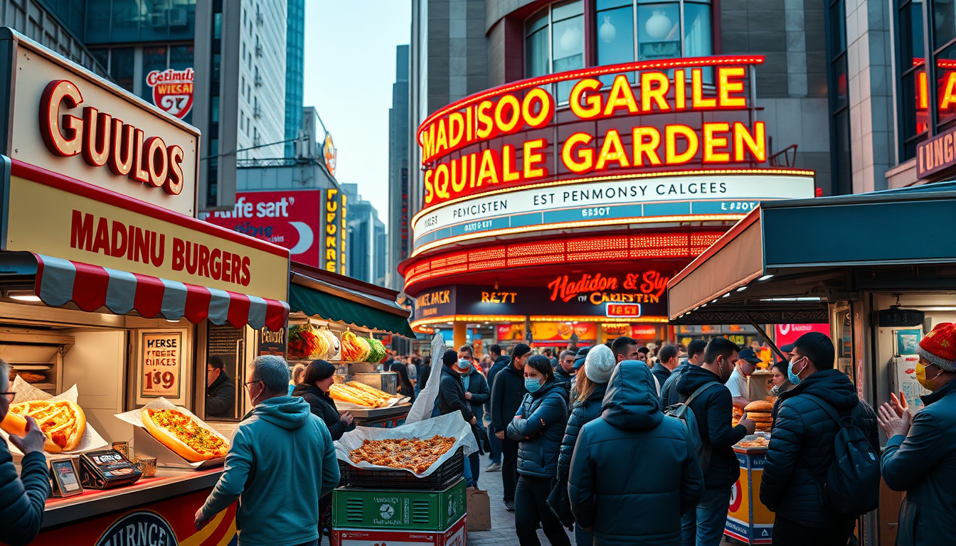 Top 10 Mouthwatering Food Options Near Madison Square Garden