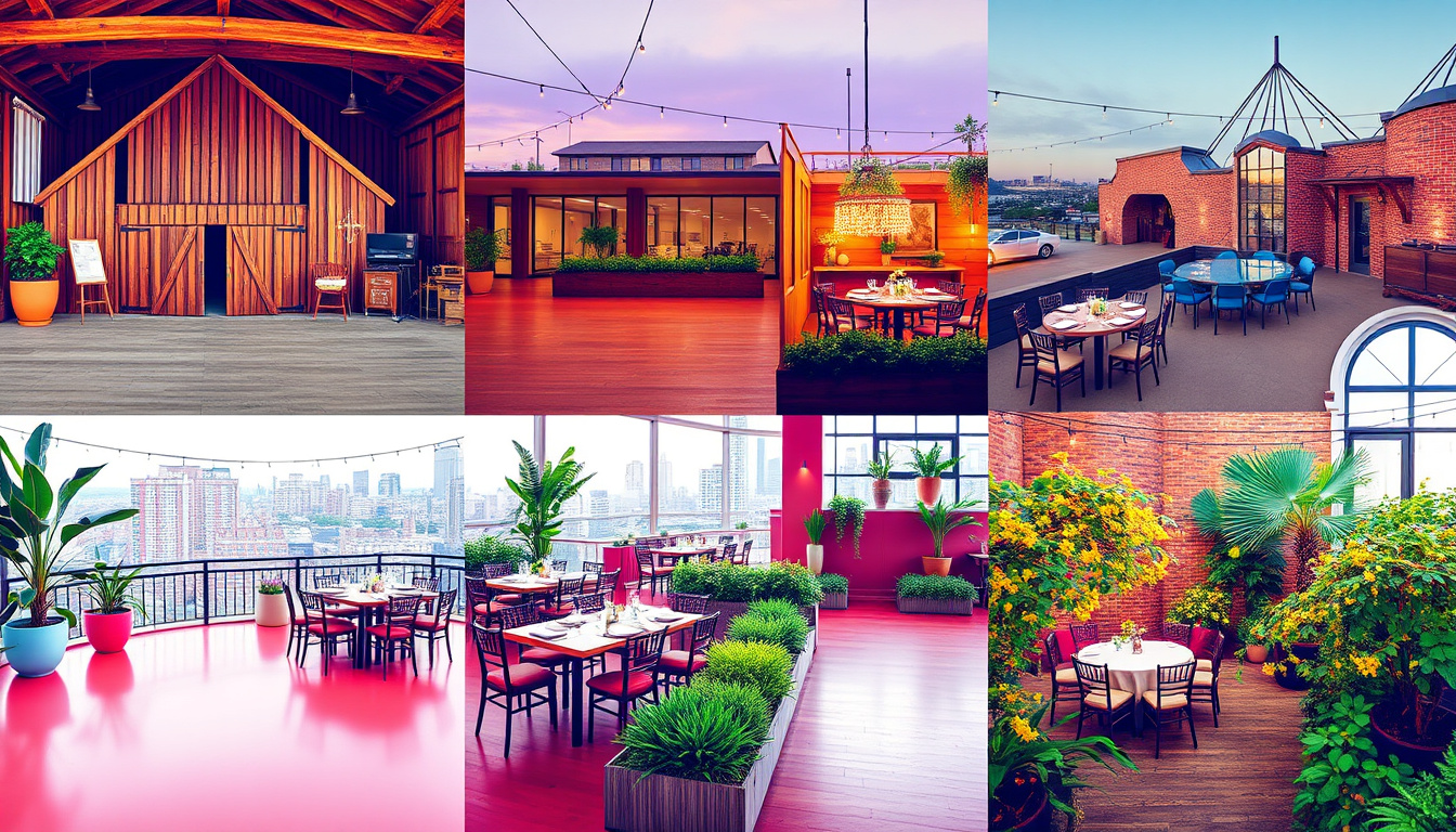 Unique Event Spaces to Consider
