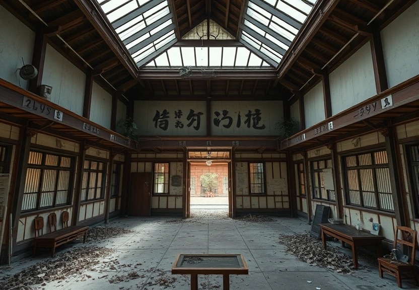 Representação visual de Exploring Japan's Forgotten Treasures: 20 Stunning Photos of Abandoned Places