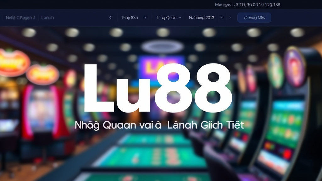 Nh&agrave; C&aacute;i Lu88 - Nơi Hội Tụ Đam M&ecirc; Cược Thường & Đẳng Cấp Vượt Trội