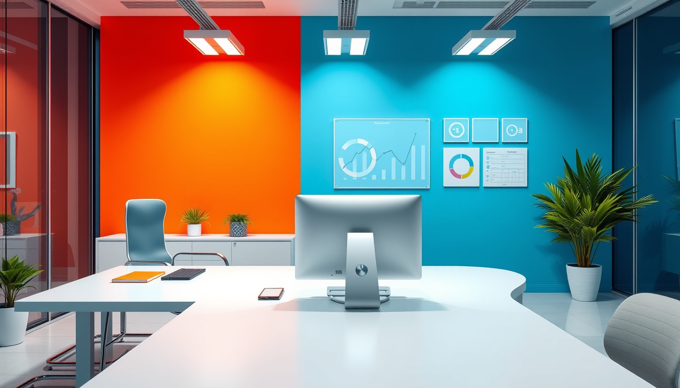 Modern office with efficient answering service boosting productivity and customer satisfaction
