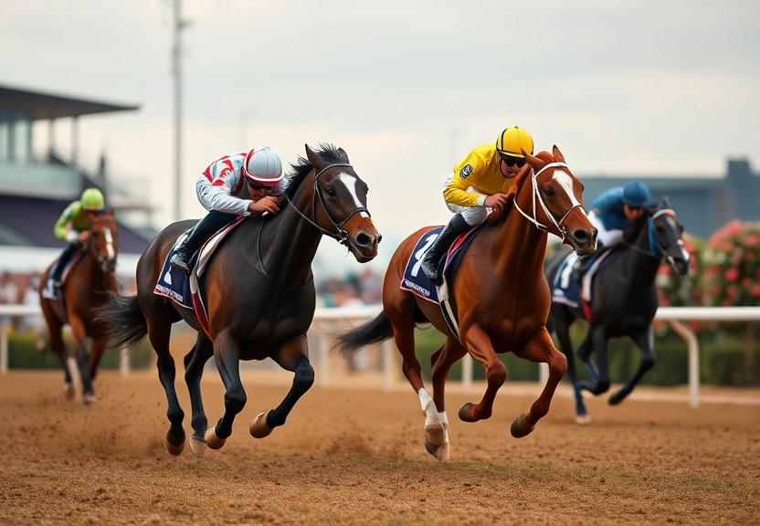 Representação visual de Sovereignty Triumphs Over Journalism in Thrilling 2025 Belmont Stakes Recap