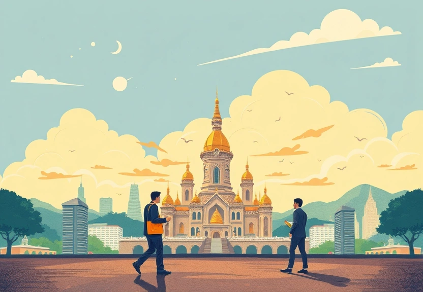 Ilustração de Líderes empresariales católicos impulsan un innovador programa ejecutivo basado en la fe en Tailandia.
