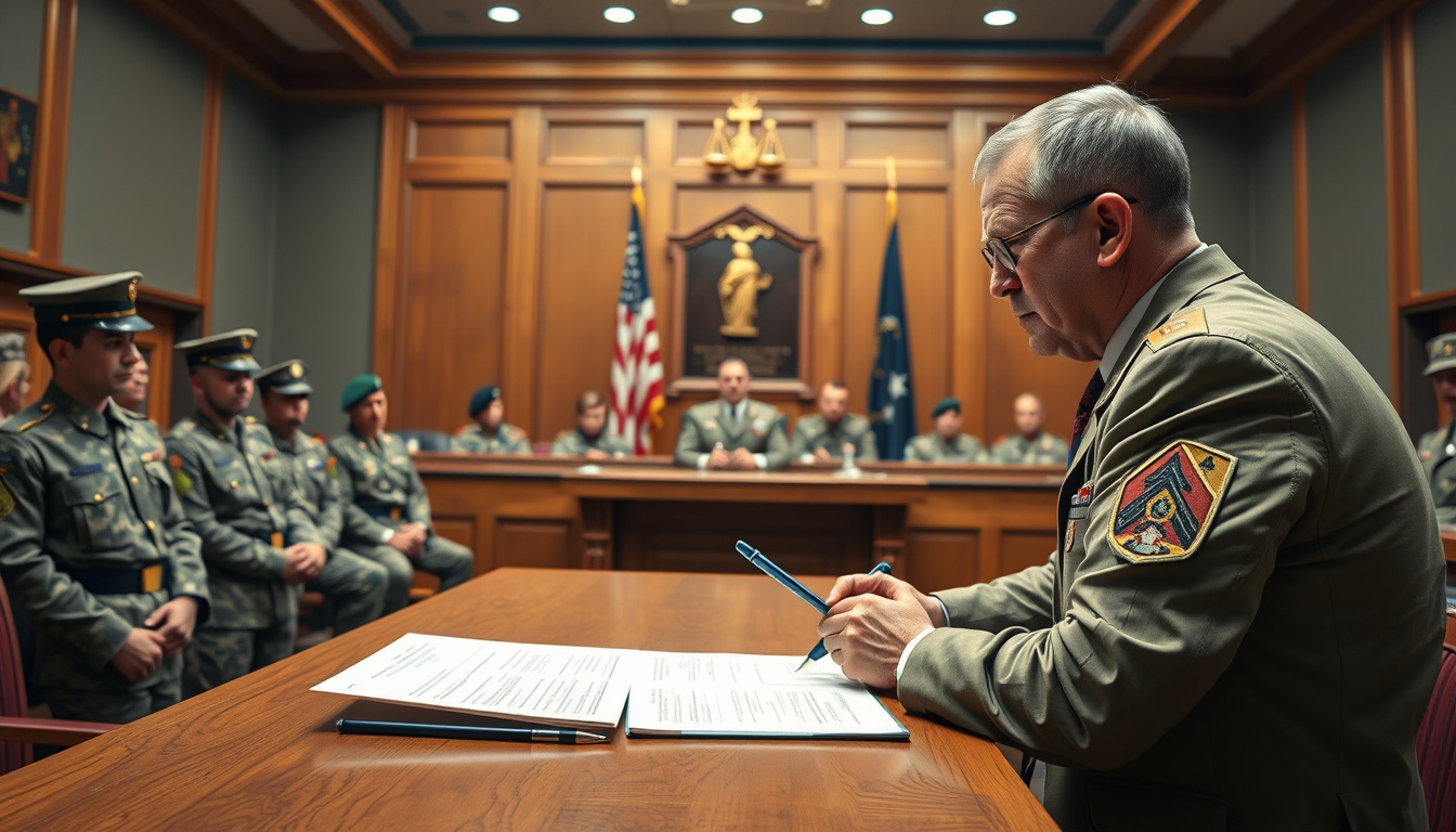 Types of Cases Handled by Military Defense Attorneys