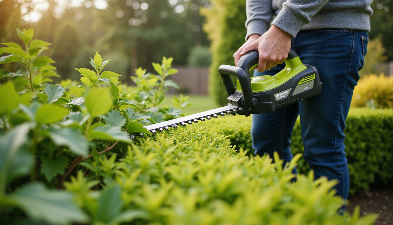 Benefits of Using a Cordless Hedge Trimmer