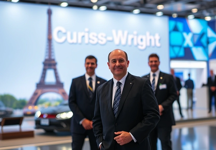 Representação visual de Curtiss-Wright Revela Inovações em Sensores e Controle de Movimento em Paris