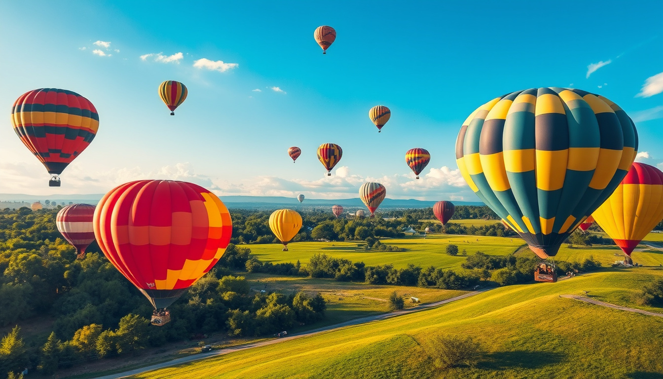 Hot air balloon rides