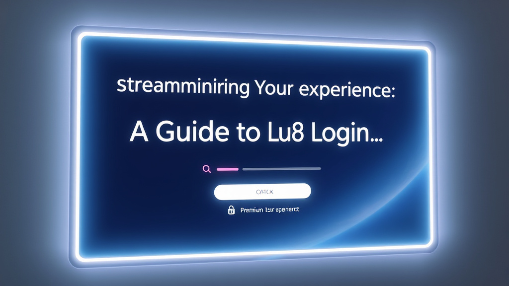 Unlocking Seamless Access - Your Ultimate Guide to Đăng nhập lu88 and Enhancing Your Experience