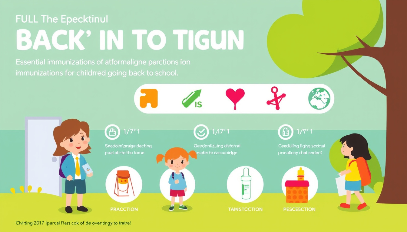 Essential Immunizations for a Successful School Year: Navigating Back-to-School Vaccinations