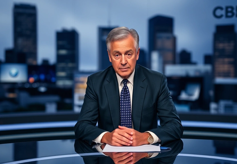 Representação visual de Silêncio é Perigo: Scott Pelley da CBS News Clama por Coragem em Tempos Difíceis