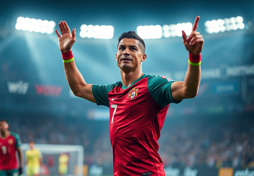 Representação visual de Cristiano Ronaldo brilha, Portugal conquista a Espanha nos pênaltis e é campeão da Nations League