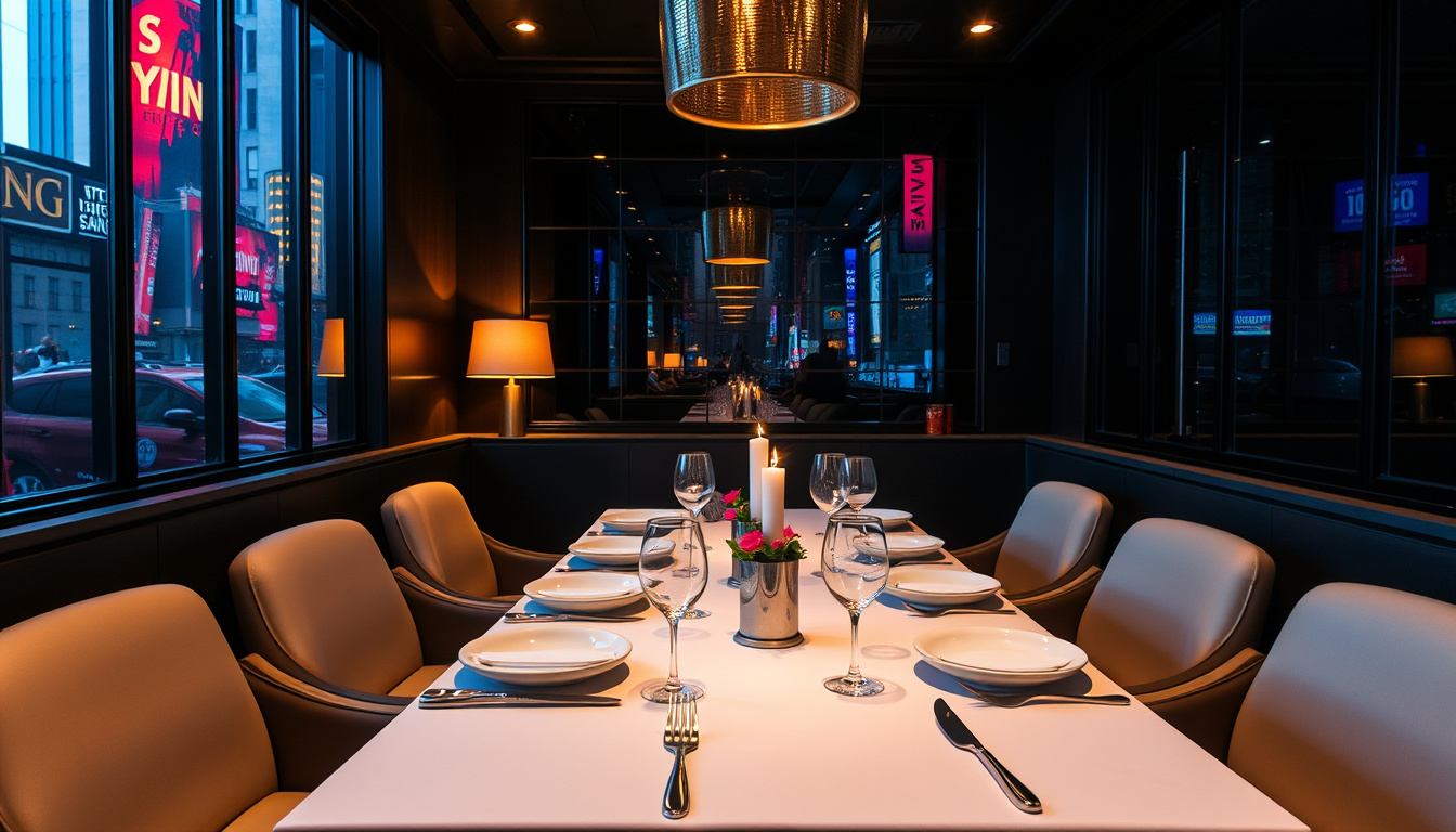 Discover the Best Private Dining Experiences Near Times Square